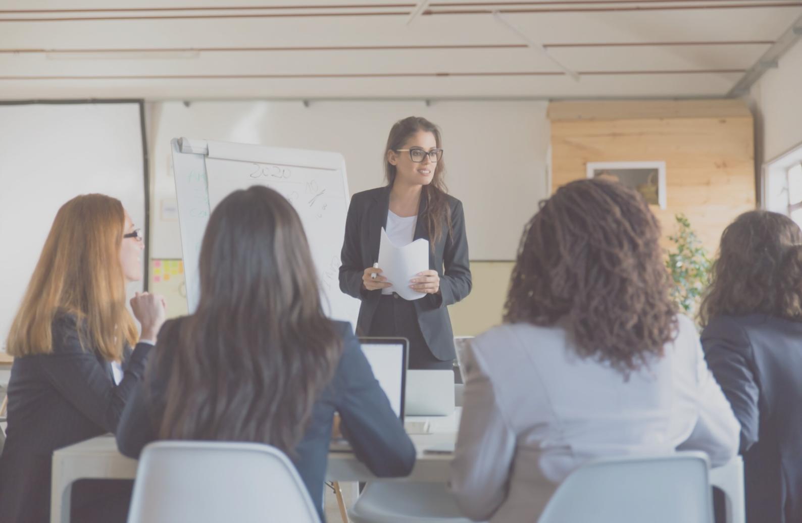 Séance de formation en gestion financière